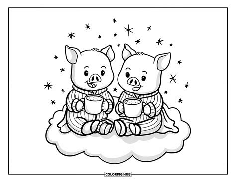 90+ Pig Coloring Pages for Kids & Adults (Free Printable PDFs)
