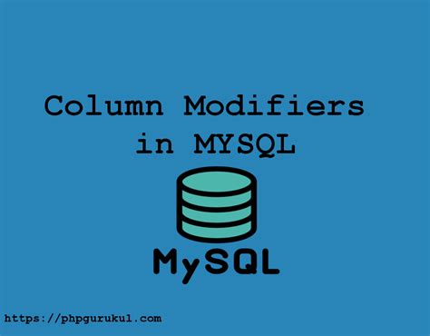 Image result for MySQL Modify