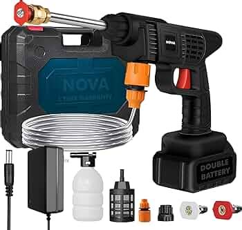 Nova Car Washer High Pressure Gun | 1 Year Warranty | Cordless ...