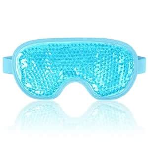 FEXXA Light Blue: Eye Mask Sleeping Reusable Gel Beads Eye Mask For Hot ...