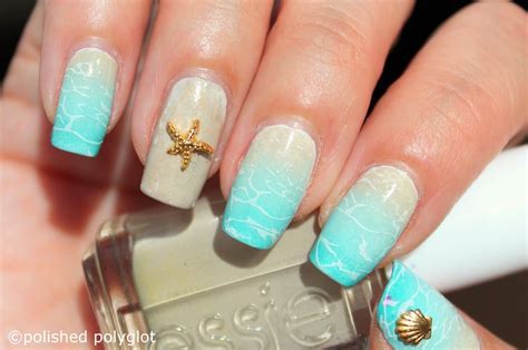 Nail art │ Beach nails | Beach nail designs, Beach nail art designs ...