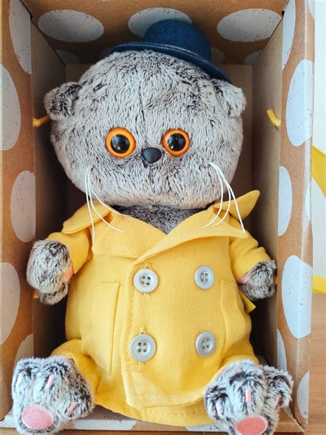 【BBB077】20cm ブディーバーサ(Budi Basa) 猫のぬいぐるみ：バーシックBABY | 中島雑貨 -ロシア直輸入販売-