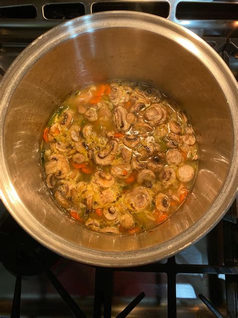 Grandma’s chicken and a little bit of noodle soup : r/soup