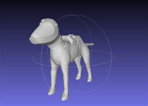 STL file Space Doggo- Mans best friend...IN SPACE!・3D print model to ...