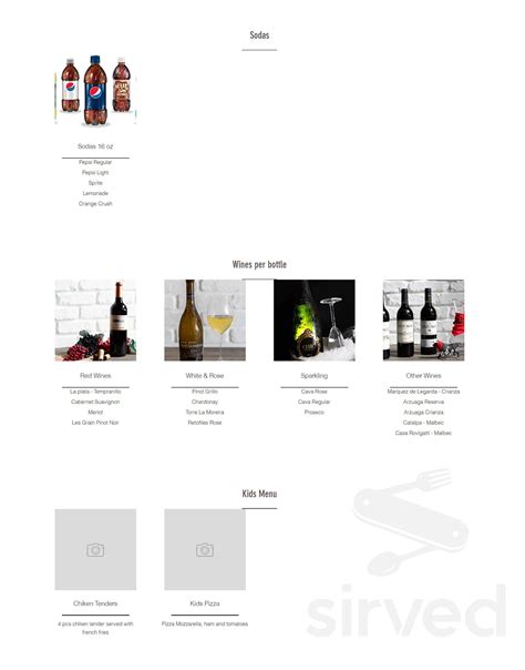 Ole Ole Steak House menu in Miami Beach, Florida, USA