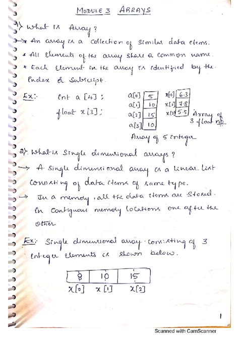 MODULE 3: Understanding Arrays - Concepts and Initialization Techniques ...