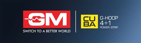 GM G-Hoop 4+1 Multi Plug Extension Board with 2 Metre Cord | Type-C & A ...