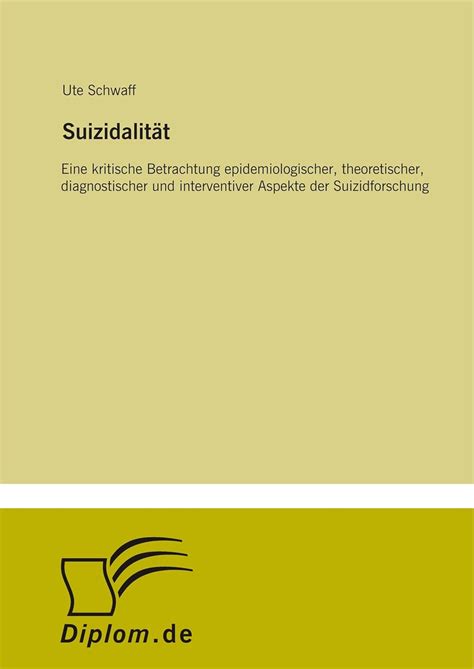 Amazon.in: Buy Suizidalität: Eine kritische Betrachtung ...
