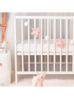Buy Haus & Kinder Star Crib Cot Bunting Blue Online