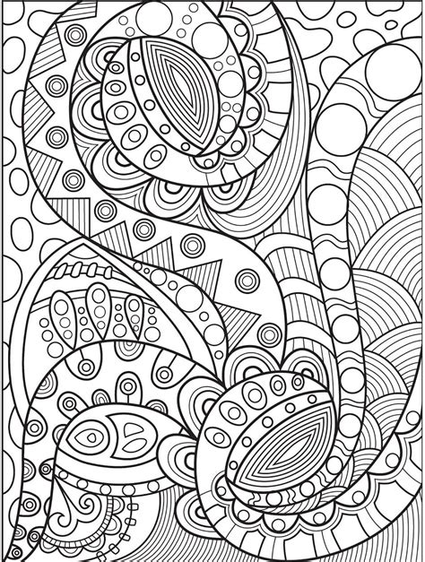 Abstract Art Coloring Page