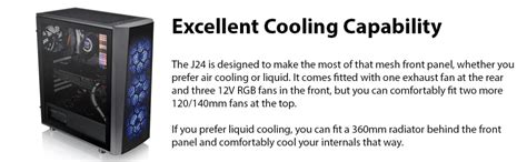 Amazon.in: Buy ThermaltakeCA-1L7-00M1WN-01 Boitier Versa J24 - Black ...