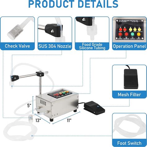Liquid Filling Machine - 1-118 Fl Oz Automatic India | Ubuy