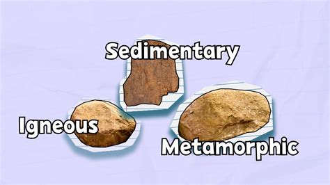 Types Of Sedimentary Rocks For Kids