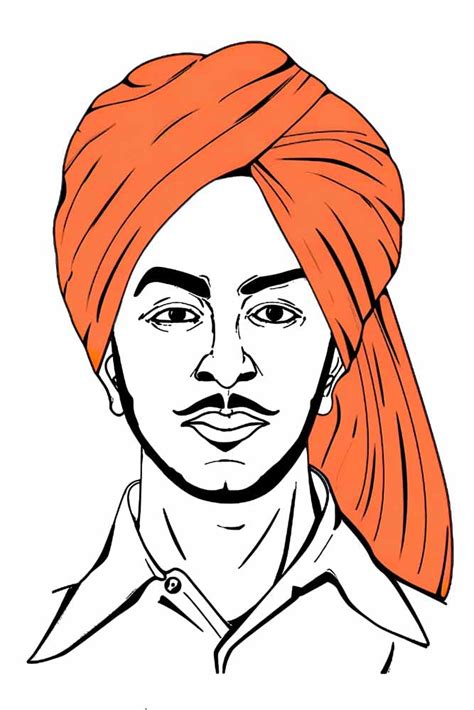 wallpics® Veer Bhagat Singh Poster Waterproof Canvas Print Poster ...