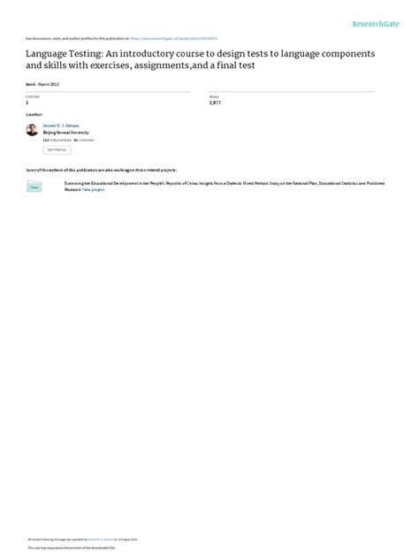Language Testing 的图像结果
