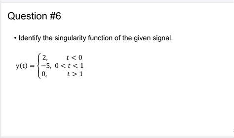 Singularity Function Examples 的图像结果