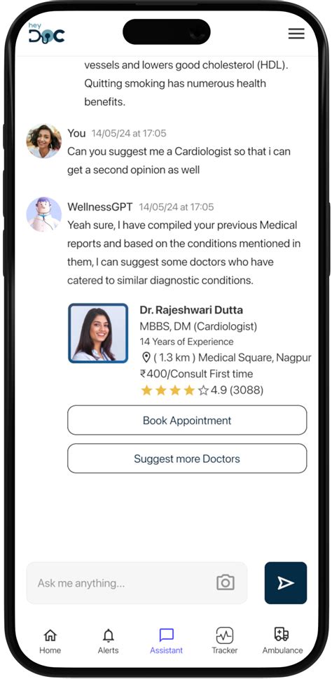 HeyDoc AI - Personalized Health, Powered by WellnessGPT