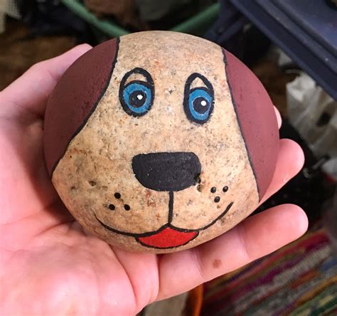 Rock Painting Dogs 的图像结果