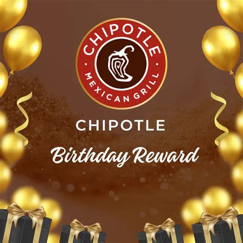 Chipotle Birthday Reward