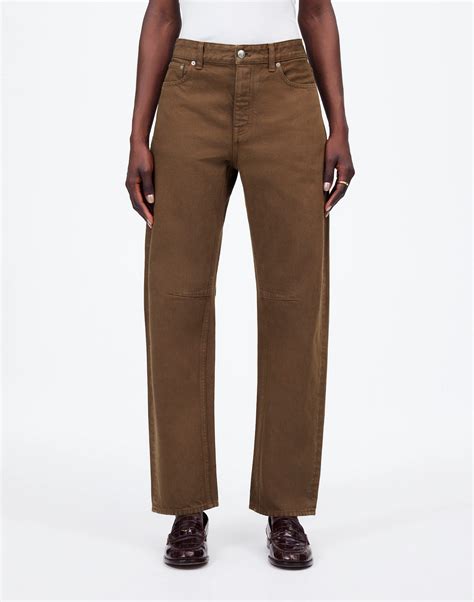 The Darted Barrel-Leg Jean in Garment-Dyed Denim | Madewell