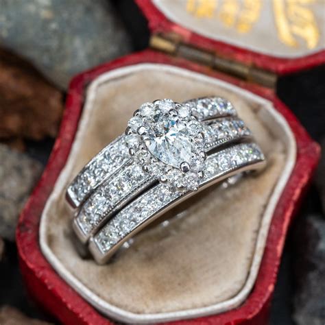 Three Band Wedding Ring Sets
