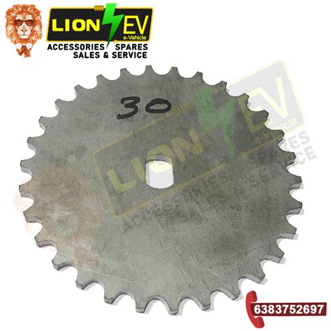 BUY LION EV 30 TEETH MOTORS CHAIN SPROCKET WHEEL | BEST PRICE – lionev