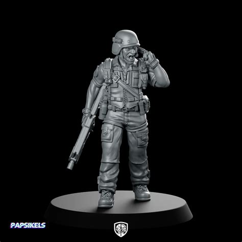 Prodigy Corp Sar Team Member 5 Sci-Fi Miniature | We Print Miniatures