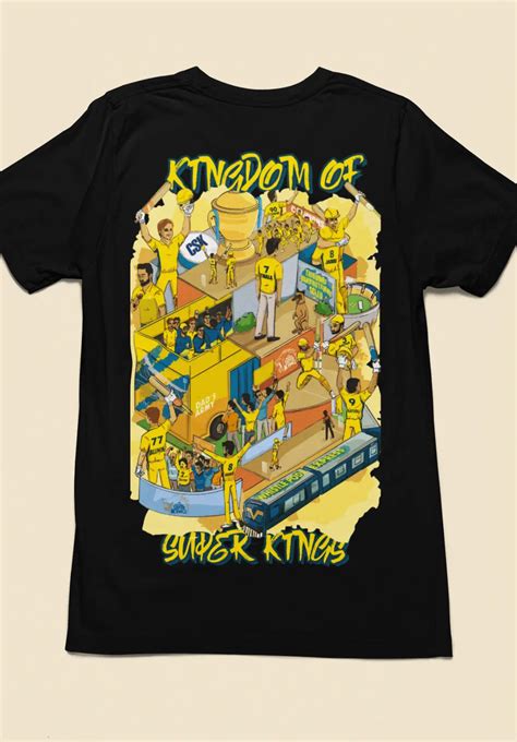 Kingdom of Super Kings - CSK Legacy Oversized T-Shirt – Fanatic Fox