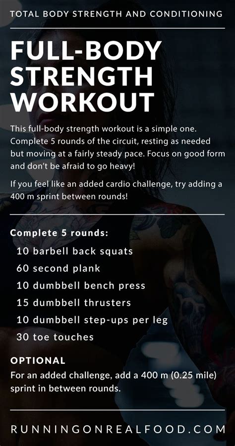 home workout strength training