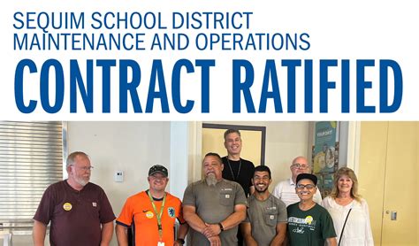 Sequim School District Maintenance and Operations Contract Ratified ...