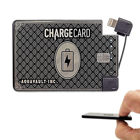 Buy AquaVault ChargeCard Portable Phone Charger & Power Bank - Fast ...