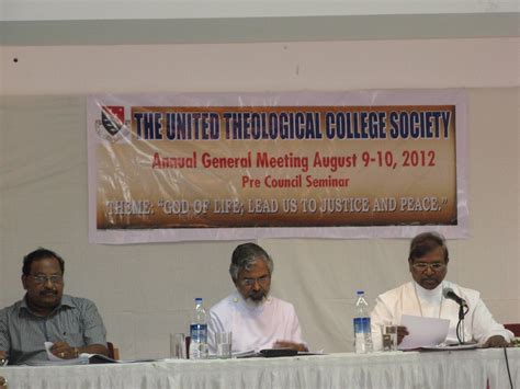 United Theological College, Bangalore: UTC Pre Council Seminar and ...