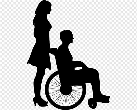 Wheelchair Human Silhouette Png : World day for the disabled logo, icon ...