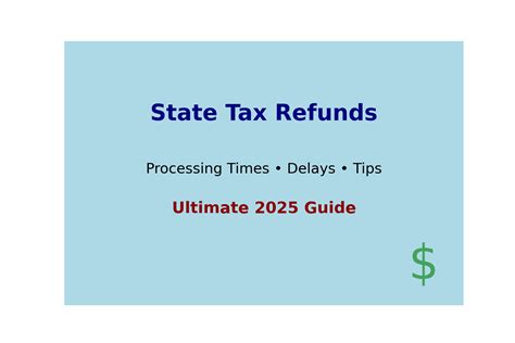 State Tax Refund: Track Status, Taxability & Next Steps (2025) - The ...