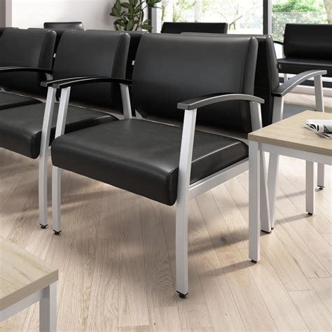 Amazon.com: Bush Business Furniture Arrive Bariatric Waiting Room Guest ...