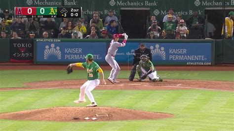 Shohei Ohtani hit by pitch.