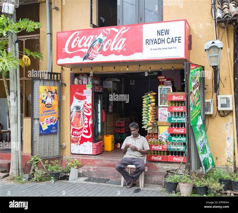 Small local shop in the historic town of Galle, Sri Lanka, Asia Stock ...