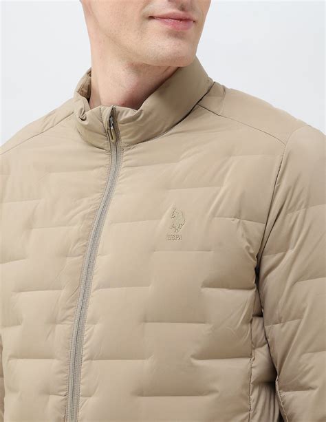 Mock Collar Regular Fit Smartheat Jacket