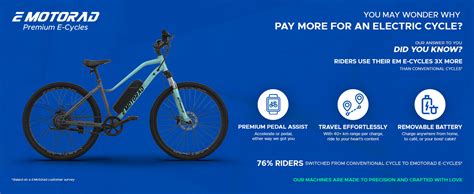 EMotorad X2 Unisex Mountain Electric Cycle with 7.65Ah Removable ...