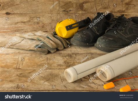 Standard Construction Safety Equipmentsafety First Health Stock Photo ...