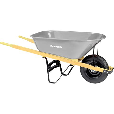 Corona Steel Wheelbarrow, 6 Cu. Ft., 65in.L x 28in.W x 30in.H, Model# WB 2006 | Northern Tool