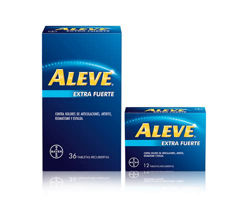 Aleve Extra Fuerte el analgésico ideal para los fuertes dolores d