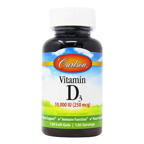Vitamin D3 10,000 IU (250 mcg) - Fort Wayne Custom Rx Store