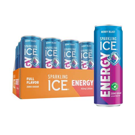 Amazon.com : Sparkling Ice Energy Berry Blast 12Pk. Energy Drinks with ...