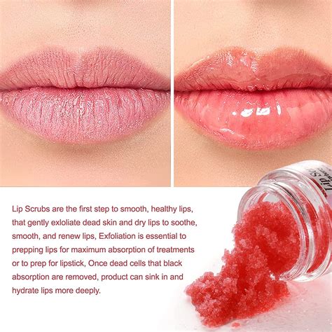 Strawberry Lip Scrub Exfoliator & Moisturizer - Repair, Soothe & Hydrate Chapped Lips | Buy Now ...