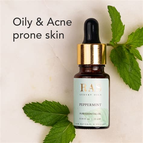 Peppermint Pure Essential Oil Organic Therapeutic Pain Relief RAS ...