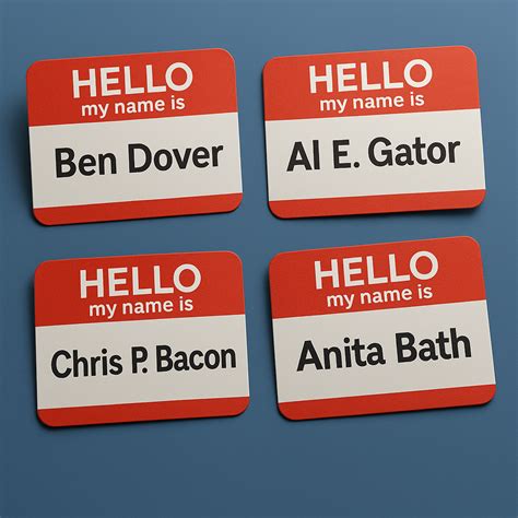 The Ultimate 500+ Funny & Famous Names Like Ben Dover