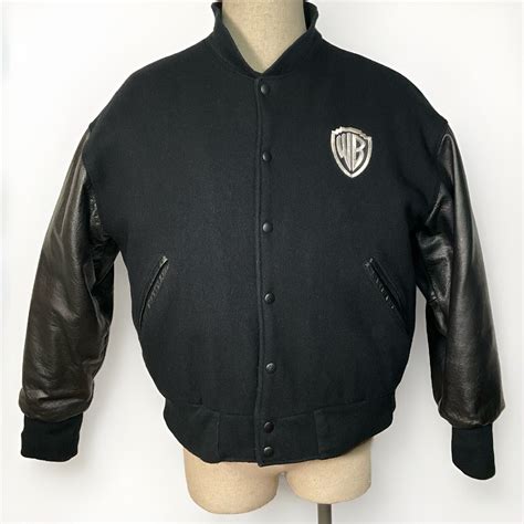 Looney Tunes That's All Folks Wool & Leather Varsity … - Gem