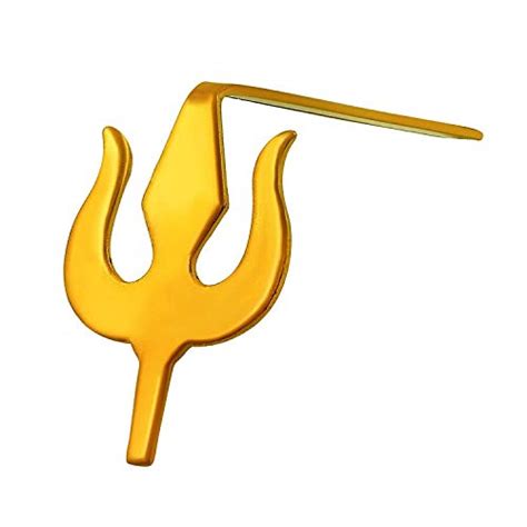 Buy Morir Golden Big & Small Size Shiv Shakti Trishul (Trident) Shaped ...