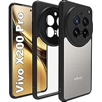 SPAZY CASE® Vivo X200 Pro 5G Back Cover | Protective Soft Transparent ...